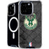 NBA Milwaukee Bucks Rusted Dark iPhone 16 Pro MagSafe Case